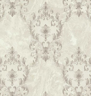 Обои Dekori Carrara2/дамаск 83605 бел.1,06*10м к 83621