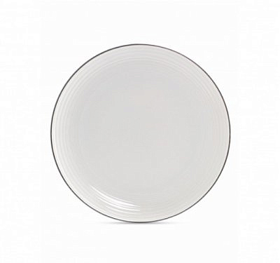 Тарелка обеденная FIESTA белый 25см TDP720