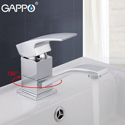 Смеситель для кухни Gappo однорычажный хром G4507