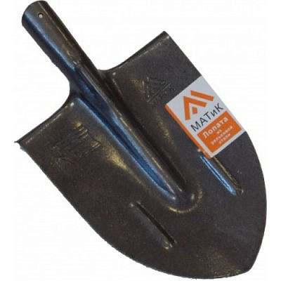 Лопата копальная штыковая остроконечная Матик рельсовая сталь