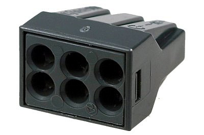 WAGO 773-306 клема с пастой 6отверстия