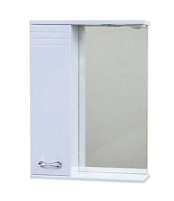 Зеркало-шкаф РИО 55 левое с подсветкой EMMY 210050