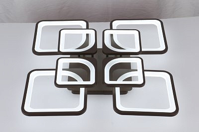 Люстра потолочная Escudo Coffee РеалКерамика 39047-4+4 K LED 240W