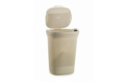 Корзина для белья CURVER KNIT 57 л белая 03676-X64-00