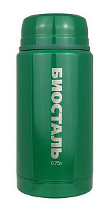 Термос 0,75л "BIOSTAL-Охота"" нерж.ш/г суповой c ложкой NTS-500G