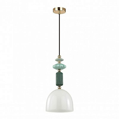 Подвес 4861/1C зол/керам/стекло Е14 1*40W CANDY