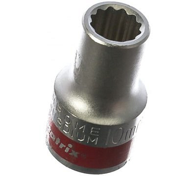 Головка торцевая 12-гранная  1/2" 10 мм  MASTER MATRIX 13680 
