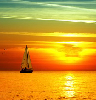 Фотообои Б1-105 Лодка 300*270