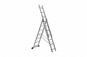 Лестница алюминиевая СКАЛА 01307е(3/7ступеней) 1,99м-3,14м-4,23м