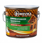 DREVIKA  Пропитка декоративная Классик 2в1 бесцветный 2,7л