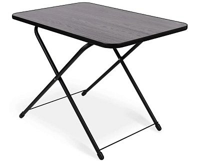 Стол туриста складной столешница 75х50см ЛДСП черный ясень 270907