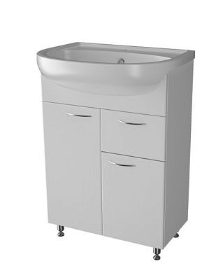 Тумба Ирлен Аква 60 без умывальника белая