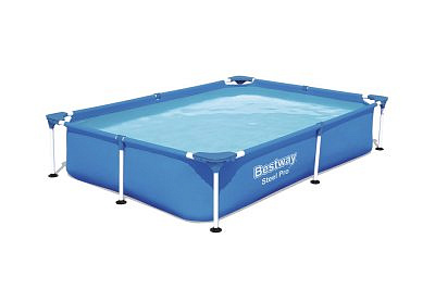 Бассейн каркасный Bestway 221х150х43см, 1200л, 56401 Steel Pro прямоугольный