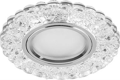 Светильник точечный Feron CD939 прозрачный хром G5.3 29472