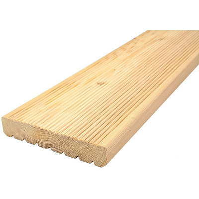 Террасная доска Вельвет 27х142 (2 м) (1уп=4 шт) Оптима Лиственница