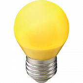 Лампа светодиодная Экола E27 шар матовый LED 220V 5 W Желтый  77*45