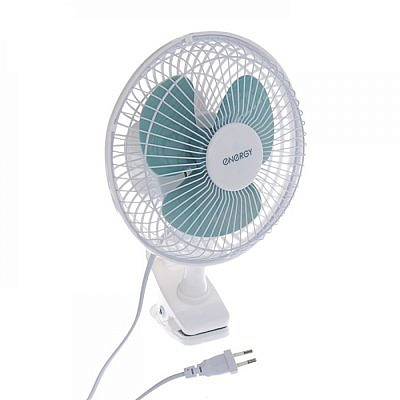 Вентилятор настольный Energy EN-0607s на прищепке и на подставке 15Вт, 2 скор.
