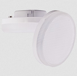 Лампа светодиодная GX53 12W 4200 27*75 10000h алюминевое матовое