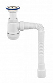 Сифон МИНИ Элит VIRPLAST с литым выпуском,нерж.чаш д.70мм 30980676