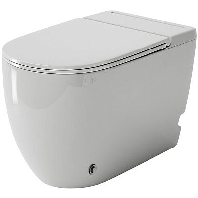 Унитаз приставной импульсный с тонкой крышкой  GR-PR5502