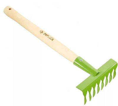 Грабли витые 8-зубьев, 140мм, с рукояткой 300мм СИБРТЕХ