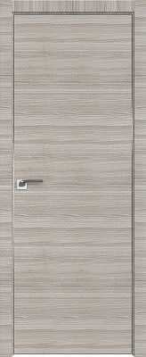 Межкомнатная дверь ProfilDoors 1-Z Капучино  кроскут кромка с 4-х сторон хром 