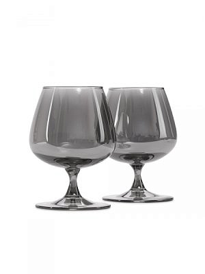 Бокал для коньяка 410мл СИЯЮЩИЙ ГРАФИТ 2 шт