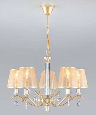 Люстра подвесная Eurosvet 60103/5 перламутровое золото