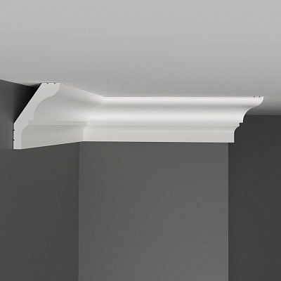 Плинтус потолочный D112/25 (55*39*2000 мм)