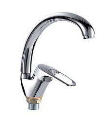 Смеситель для кухни Ростовская Мануфактура SL55-011F высокий излив на гайке