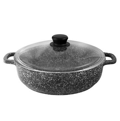 Жаровня Орион 26см антипригарное покрытие и стеклянная крышка