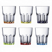 Набор стаканов низких "Брайт Колорс" (Новая Америка) 270 мл,6 шт     (4) (128)     J8933