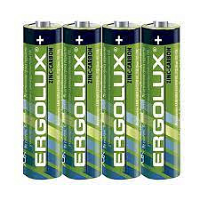 Элемент питания Ergolux R03 целлоф SR4  (Упаковка 4шт)