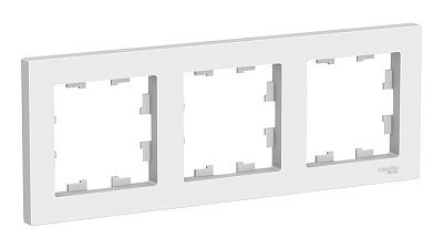 Рамка 3 поста Schneider Electric ATLASDESIGN, белый ATN000103