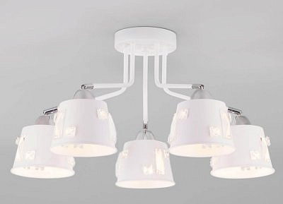 Люстра потолочная Eurosvet 70105/5 белый