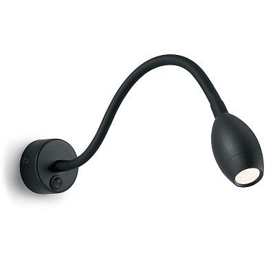 Светильник настенный светодиодный Feron 7720 AL черный 41229