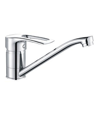 Смеситель для кухни ROSSINKA T40-21 однорычажный c высоким поворотным изливом 250мм 