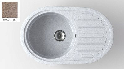 Мойка для кухни GranAlliance G-30 725х450мм цвет песок /GranAlliance/