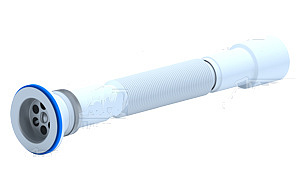 G106 Сифон гофрированный 1 1/2"*40/50 (396-806мм)