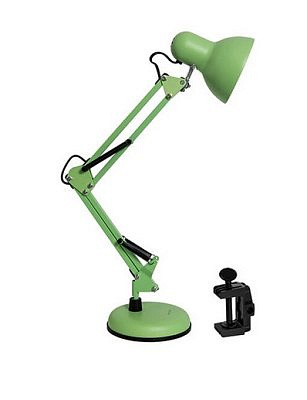 Светильник настольный на основании+струбцина MT2001 A/C 60Вт, фисташка