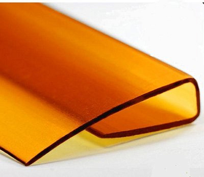 Профиль торцевой 4х2100 мм (оранжевый)