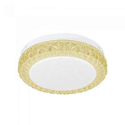 Светильник потолочный Кристалино Слим Citilux CL715R180 желтый