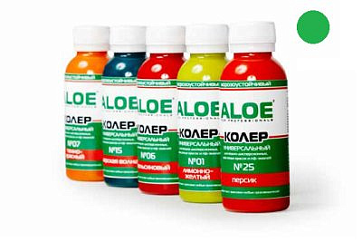 Колер ALOE универсальный 24 зеленый 100мл