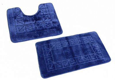 КоврикBANYOLIN из 1-шт. 55*90м,SAX синий