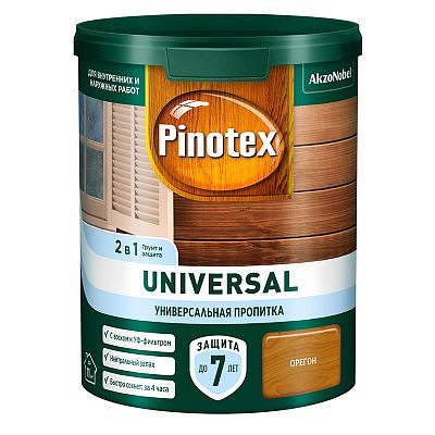 PINOTEX (OMNITEX) UNIVERSAL пропитка 2в1 орегон 0,9л