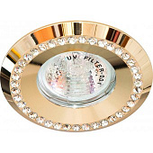 Светильник точечный Feron DL104-C прозрачный золото MR16 MAX50W 12V G5.3