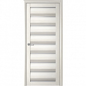 Дверь межкомнатная ALBERO Сидней Эко-шпон белый кипарис ПО*900 стекло матовое 
