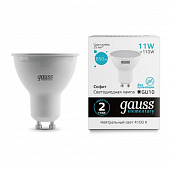 Лампа Gauss Elementary 13621 MR16 GU10 11W 850lm 4100K 4K 56x50 