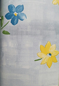 Пленка самоклеющаяся D&B 45см*8м 8088 цветы на голубом фоне
