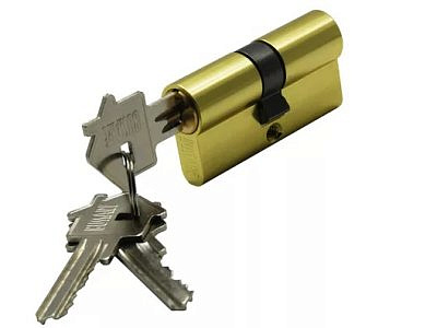 Ключевой цилиндр BUSSARE CYL3-60  Gold золото матовое